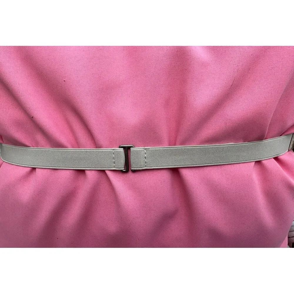 BCBG Boho Western L/XL Champagne Color Belt‎ with Brass Tone Metal Detail NWT